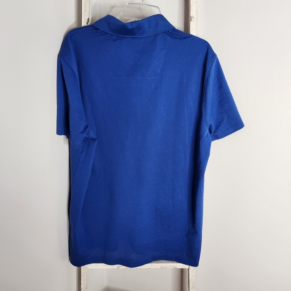Hugo Boss Polo mens XXL cobalt blue short sleeve 100% cotton - Picture 6 of 6